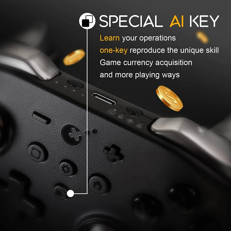 Ελεγκτής Gulikit kingkong 2 Pro για MacOS Windows iOS Android Somatosensory Gamepad Kingkong2 Υποστήριξη Nintendo Switch Wake-up