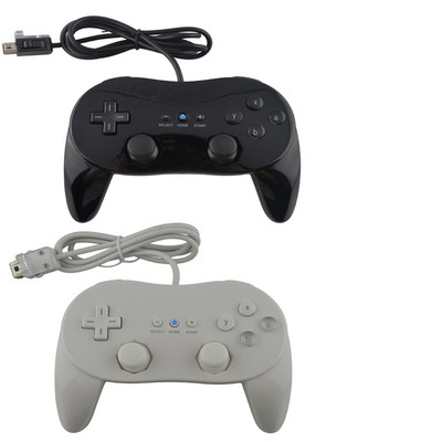 1 gab. jauna Wired Classic Pro Controller Gamepad spēļu kursorsvira Wii klasiskajai konsolei, otrā paaudze