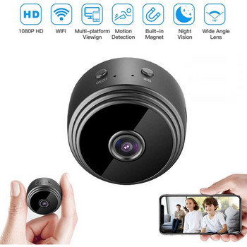 IP Wifi Mini κάμερα επιτήρησης Μυστικές κάμερες Τηλεχειριστήριο Παρακολούθηση Προστασία ασφαλείας Ανίχνευση Βιντεοκάμερες 1080p