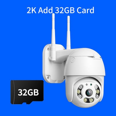 4K PTZ Wifi IP-kaamera välistingimustes turvakaitse juhtmevaba CCTV kaamera H.265 AI inimtuvastusega veekindlad seirekaamerad