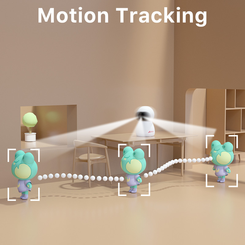 ANRAN 3MP Wifi bezvadu IP kamera drošības aizsardzība novērošanas kameras mazuļa monitors automātiska kustības izsekošana divvirzienu audio