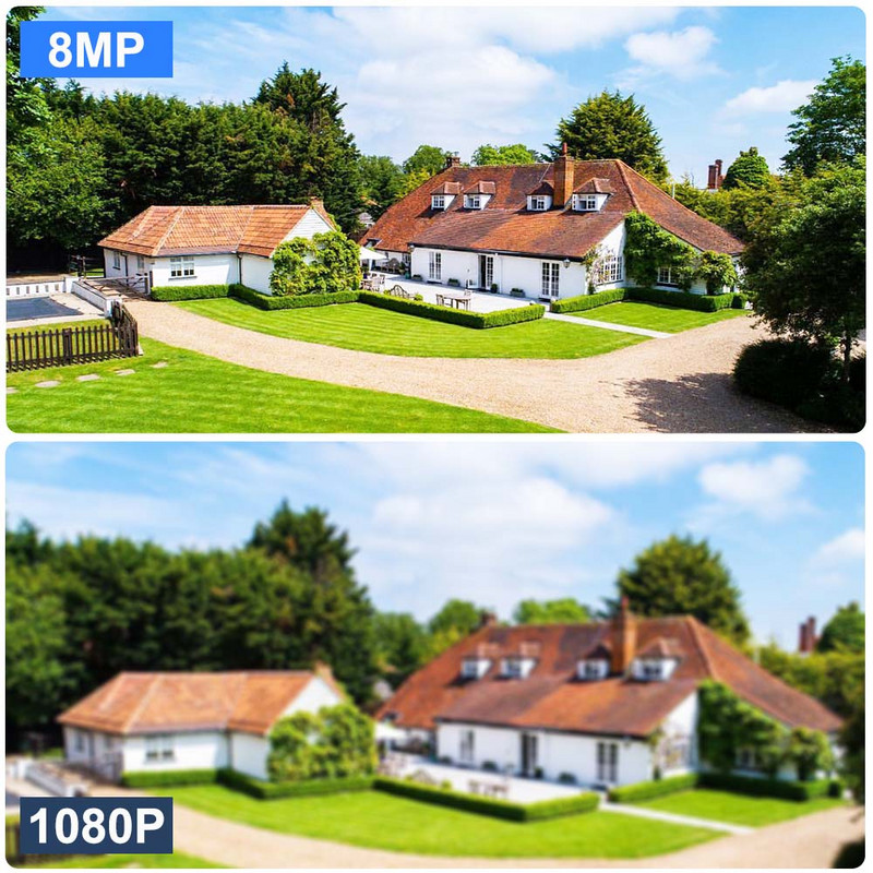 4K бинокулярна IP камера 8MP WiFi видеонаблюдение PTZ 10X оптично увеличение CCTV охранителна камера Външно автоматично проследяване WiFi камера P2P