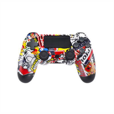 Vezeték nélküli játékvezérlő Bluetooth vezérlő kettős vibrációs 6 tengelyes giroszkóp joystick PS4 vezérlőhöz PS3 távirányító Steam