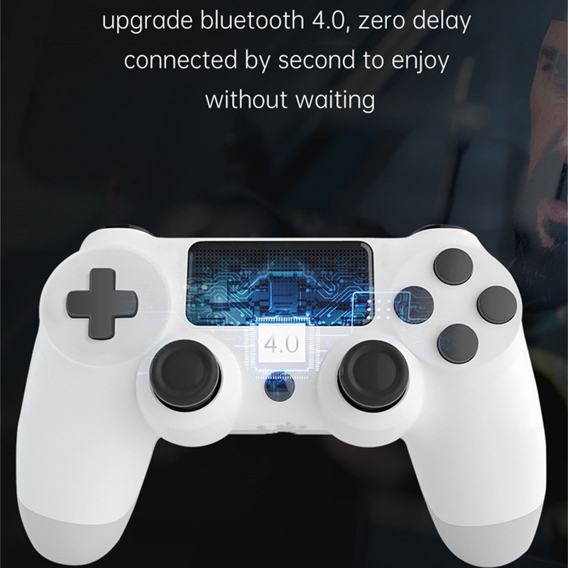 Vezeték nélküli játékvezérlő Bluetooth vezérlő kettős vibrációs 6 tengelyes giroszkóp joystick PS4 vezérlőhöz PS3 távirányító Steam