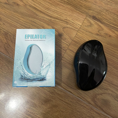 Ženski Crystal Physical Siguran epilator za uklanjanje dlačica Lako čišćenje Višekratni alat za depilaciju tijela Staklena četka za depilator