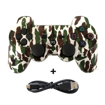 Поддържа Bluetooth безжичен геймпад за PS3 конзола за USB компютър за Sony Playstation 3 контролер джойстик аксесоари за игри