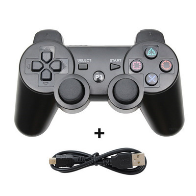 Поддържа Bluetooth безжичен геймпад за PS3 конзола за USB компютър за Sony Playstation 3 контролер джойстик аксесоари за игри