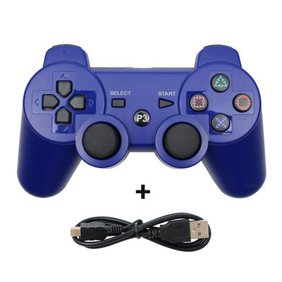Поддържа Bluetooth безжичен геймпад за PS3 конзола за USB компютър за Sony Playstation 3 контролер джойстик аксесоари за игри