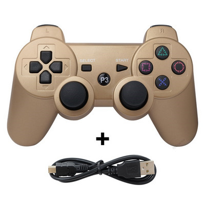 Поддържа Bluetooth безжичен геймпад за PS3 конзола за USB компютър за Sony Playstation 3 контролер джойстик аксесоари за игри