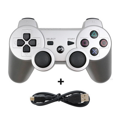 Поддържа Bluetooth безжичен геймпад за PS3 конзола за USB компютър за Sony Playstation 3 контролер джойстик аксесоари за игри
