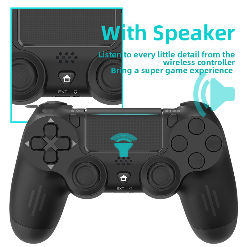 DATA FROG Bluetoothiga ühilduv mängukontroller PS4/Slim/Pro juhtmevaba mängupuldi jaoks arvuti jaoks, kahe vibratsiooniga juhtkang IOS-i/Androidi jaoks