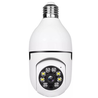 Κάμερα επιτήρησης 5G Bulb Night Vision Full Color Automatic Tracking Human Zoom Οθόνη ασφαλείας εσωτερικού χώρου Κάμερα Wi-Fi