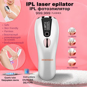 Laser Ipl Epilator Photoepilator Αποτριχωτική Αποτριχωτική Αποτρίχωση Οικιακή Χρήση 999900 Flash Μόνιμη Ανώδυνη Παλμική Laserowy Depiladora