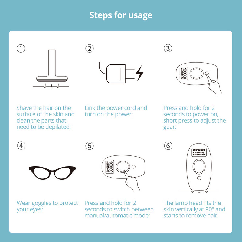 999999 Flashes Laser Αποτρίχωση Αποτρίχωση Γυναικεία Ανώδυνη IPL Παλμική Αποτρίχωση με Οθόνη Led Maquina De Cortar Cabello