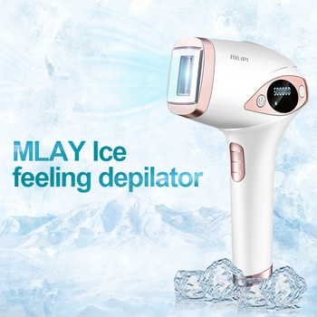 Mlay T4 Ice feeling Ανώδυνη αποτρίχωση με λέιζερ οικιακό μηχάνημα φακός μπορεί να χρησιμοποιήσει ηβική αποτρίχωση σώματος Ipl αποτριχωτική συσκευή για άνδρα γυναίκα