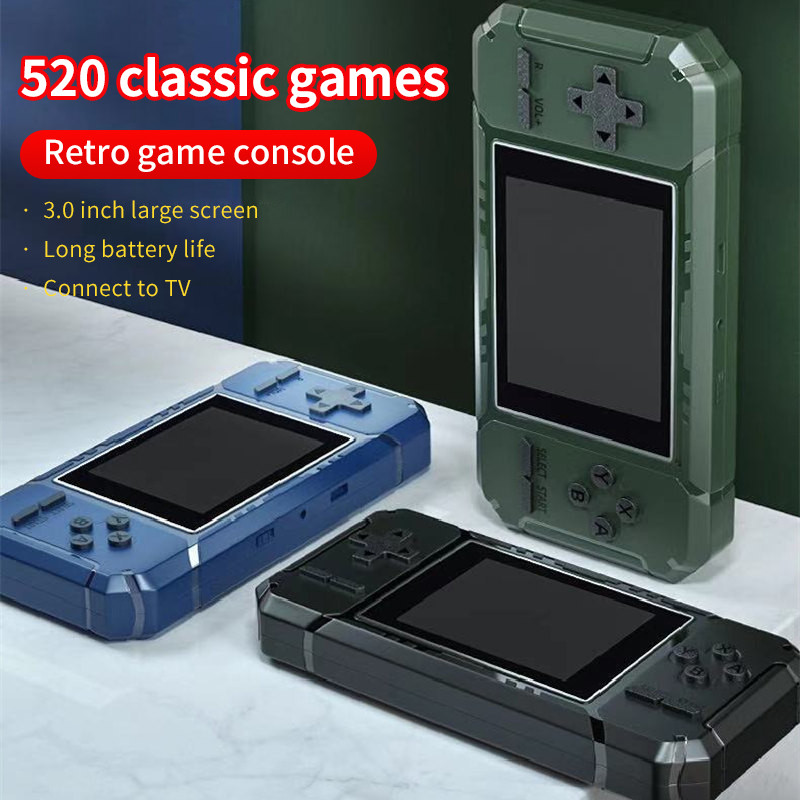 S8 ručna igraća konzola retro nostalgična mini 520 igra dječja jednostruka i dvostruka 520sup konzola za video igre