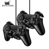 Data Frog Vibration Controller Vezetékes USB PC Joystick PC számítógéphez Laptop WinXP/Win7/Win8/Win10 USB játékvezérlőhöz