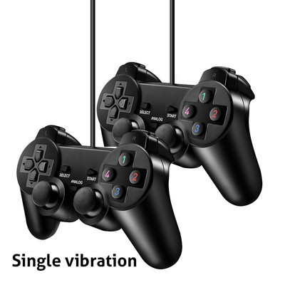 Data Frog Vibration Controller Vezetékes USB PC Joystick PC számítógéphez Laptop WinXP/Win7/Win8/Win10 USB játékvezérlőhöz