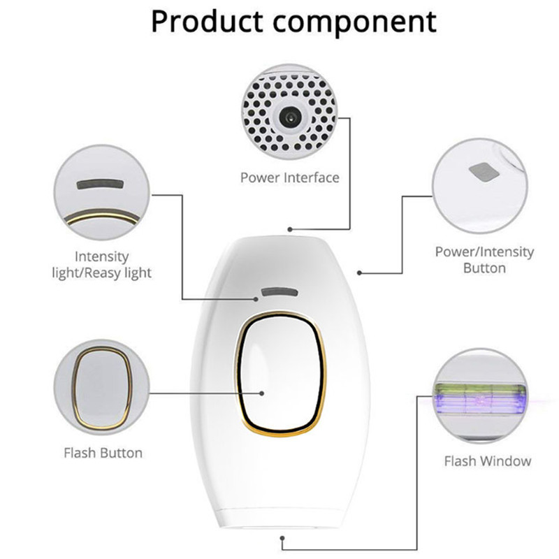 Electric IPL Hair Removal Laser Epilator Women Photo Facial Hair Body Ξυριστική μηχανή Μόνιμη ανώδυνη συσκευή αποτρίχωσης ποδιών
