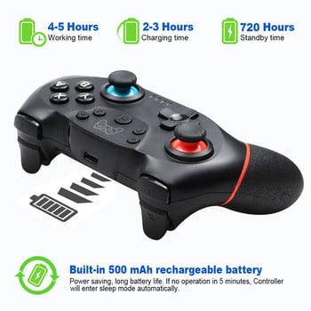 Безжичен Bluetooth контролер За Nintend switch pro контролер Gamepad Pro контролер За switch Конзола с 6-осна дръжка