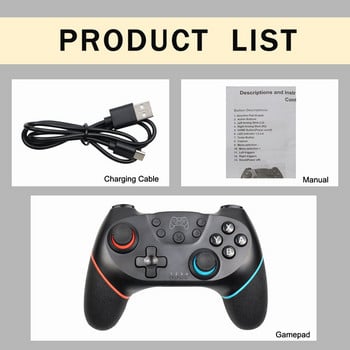 Безжичен Bluetooth контролер За Nintend switch pro контролер Gamepad Pro контролер За switch Конзола с 6-осна дръжка