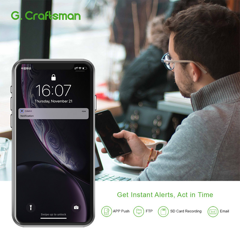 G.Craftsman 4G Wifi kaamera 5MP heli juhtmevaba välistingimustes veekindel HD IP kaamera turva videovalve SONY 335 ONVIF Camhi