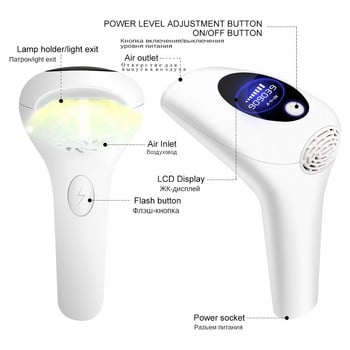 2022New 900000Flashes Laser Epilator Laser Hot Sell Permanent IPL Photoepilator Αποτρίχωση Ανώδυνη ηλεκτρική μηχανή αποτρίχωσης