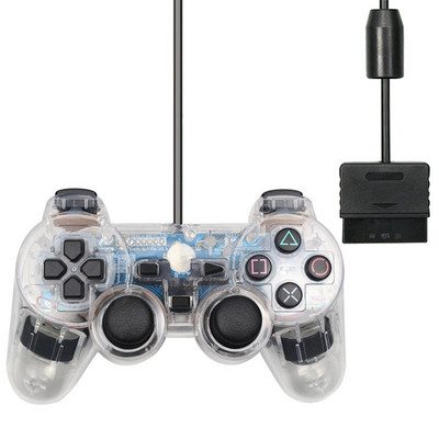 Žičani Gamepad za Sony PS2 Kontroler za Mando PS2/PS2 Joystick za Playstation 2 Vibration Shock Joypad Žičani USB PC Controle