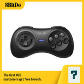 8Bitdo M30 Bluetooth spēļu pults operētājsistēmai Nintendo Switch PC macOS un Android ar Sega Genesis Mega Drive Style
