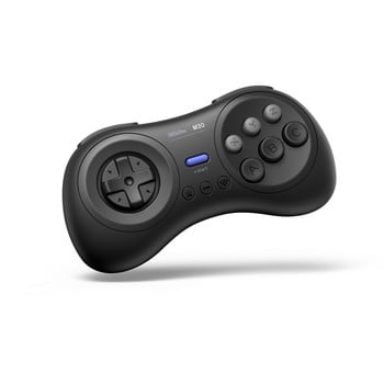 8Bitdo M30 Bluetooth геймпад за Nintendo Switch PC macOS и Android с Sega Genesis Mega Drive Style