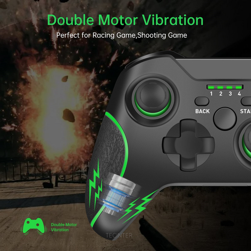 2,4 GHz bežični kontroler za Xbox One SX konzolu Dodatna oprema PC joystick za PS3 Gamepad Controle za Android telefon/Steam