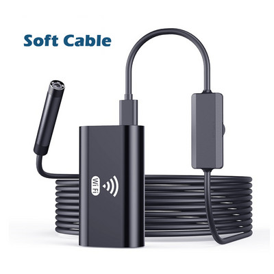WIFI endoskopska kamera 8 mm leća HD720P bežični endoskop odvodna cijev motor inspekcija Boroskop LED vodootporan za pametne telefone