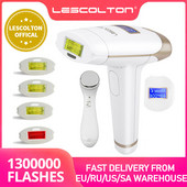 Lescolton IPL Laser Epilator 1300000 Pulses Αποτρίχωση LCD Οθόνη T009i Μόνιμη κουρευτική μηχανή μπικίνι Electric depilador