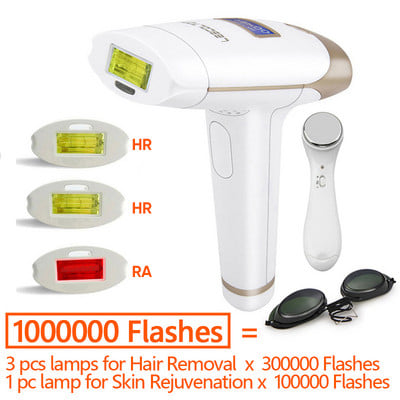 Lescolton IPL Laser Epilator 1300000 Pulses Αποτρίχωση LCD Οθόνη T009i Μόνιμη κουρευτική μηχανή μπικίνι Electric depilador