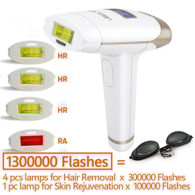Lescolton IPL Laser Epilator 1300000 Pulses Αποτρίχωση LCD Οθόνη T009i Μόνιμη κουρευτική μηχανή μπικίνι Electric depilador
