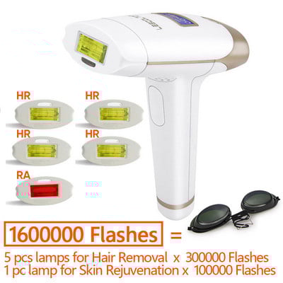 Lescolton IPL Laser Epilator 1300000 Pulses Αποτρίχωση LCD Οθόνη T009i Μόνιμη κουρευτική μηχανή μπικίνι Electric depilador