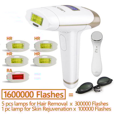 Lescolton IPL Laser Epilator 1300000 Pulses Αποτρίχωση LCD Οθόνη T009i Μόνιμη κουρευτική μηχανή μπικίνι Electric depilador