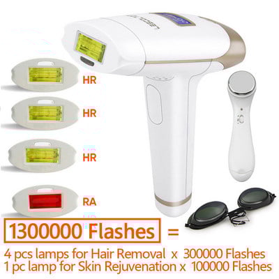 Lescolton IPL Laser Epilator 1300000 Pulses Αποτρίχωση LCD Οθόνη T009i Μόνιμη κουρευτική μηχανή μπικίνι Electric depilador