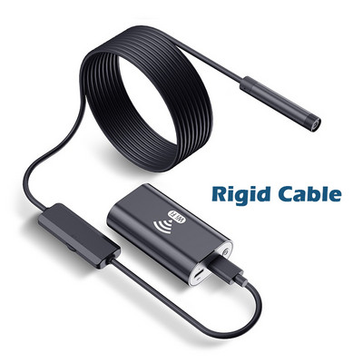 Cameră endoscop Wifi 8mm Mini lentilă HD720P USB Conductă de scurgere Inspecție motor Boroscop LED rezistent la apă pentru Iphone Android Telefon PC
