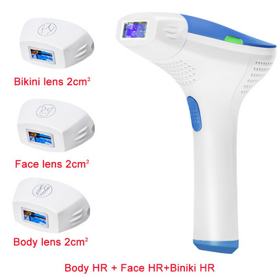 Mlay IPL Epilator za uklanjanje dlačica Laser Trajni malajski aparat za uklanjanje dlačica Lice Tijelo Električni depilator Laser 500 000 bljeskova