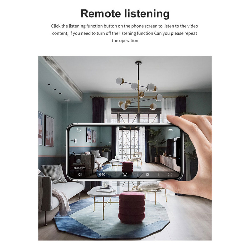 Q7 1080P Wifi Mini Cameră DV DVR Recorder Cameră mică Viziune nocturnă cu infraroșu Cameră IP fără fir Cameră video Protecție de securitate