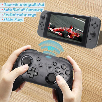 Безжичен Bluetooth контролер за геймпад за Switch Pro, съвместим с Nintendo Switch/Lite/Switch OLED за NS Joystick Controle