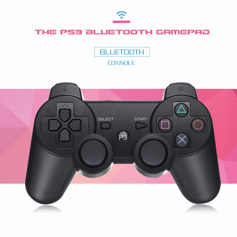 Pre herné konzoly Sony PS3, bezdrôtový ovládač Bluetooth s diaľkovým ovládaním, herný joystick s dvojitým šokom