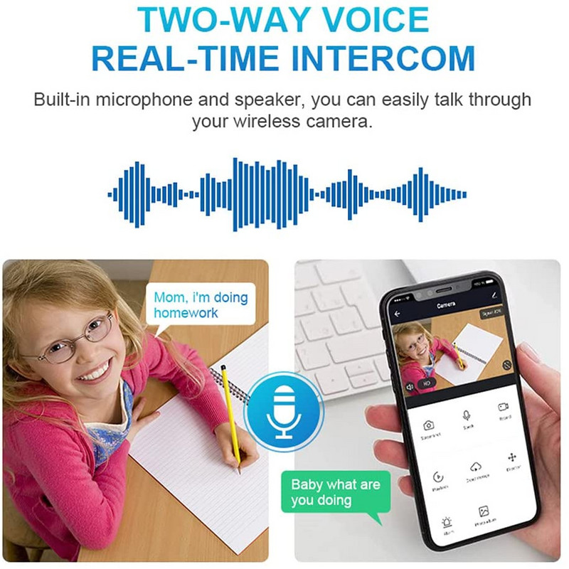 1080P HD Wi-Fi bezpečnostná kamera 360° panoramatická WiFi IR IP E27 žiarovková kamera s nočným videním, vodotesná kamera