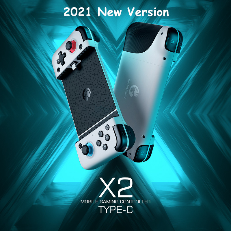 GameSir X2 új verzió Type-C Lightning Gamepad Pubg mobilvezérlő teleszkópos No Delay Cloud játék Android iPhone iOS rendszerhez