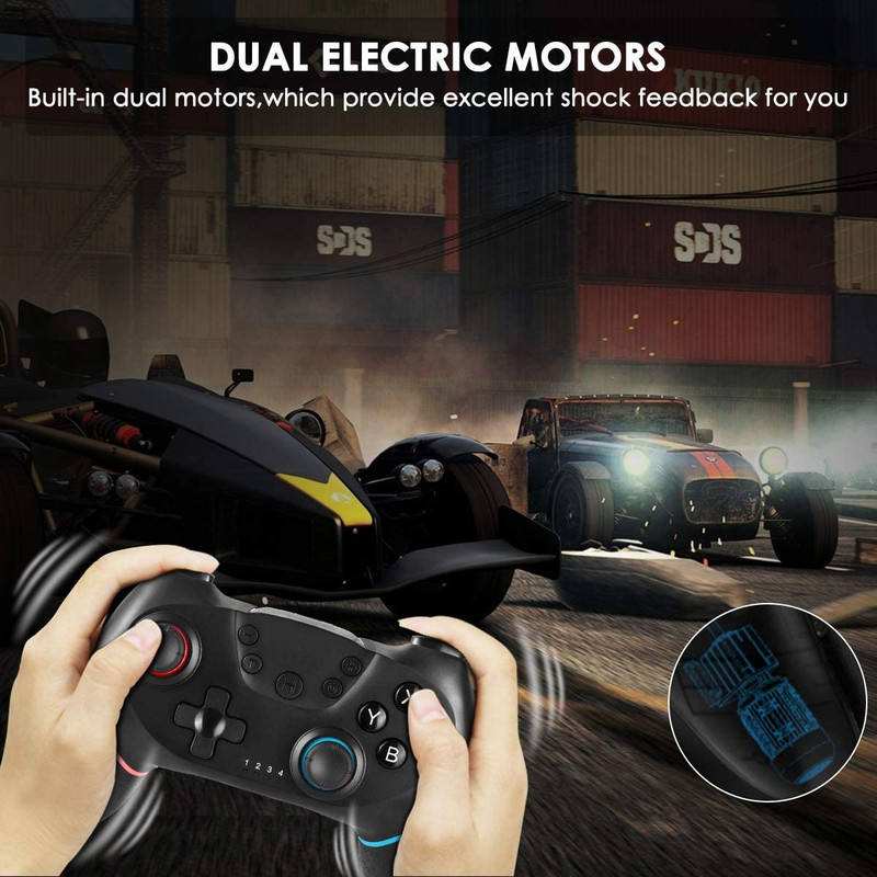 [Versiune actualizată 2022] Controller wireless Bluetooth compatibil Nintendo Switch Pro Gamepad compatibil Nintendo Game Joystick