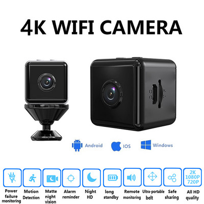 2023 F9 HD WiFi vezeték nélküli mini kamerák biztonsági hálózati megfigyelő kamerák éjjellátó frekvenciarögzítő otthoni kamera/TF kártya