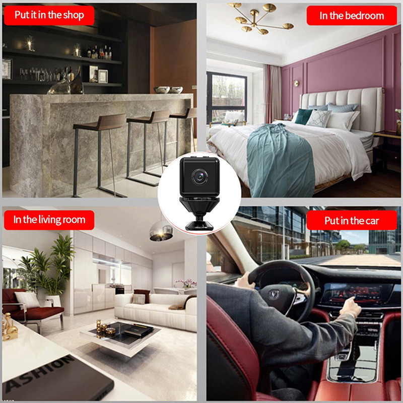 2023 F9 HD WiFi juhtmeta minikaamerad turvavõrgu valvekaamerad öönägemissagedussalvesti kodukaamera/TF-kaart