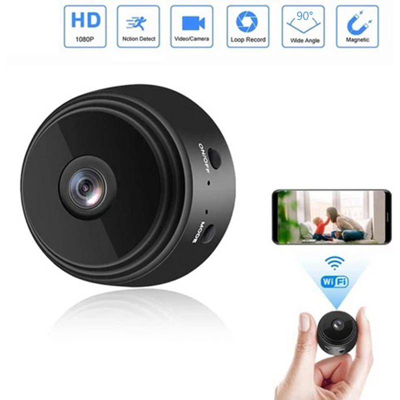 A9 Mini kamera Wifi kamera 1080P HD IP kamera za noćno gledanje Mini kamkorderi Kućne video sigurnosne nadzorne kamere sa 64G