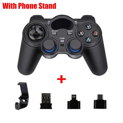 Controler de joc Android fără fir USB 2.4G Joystick Joypad cu convertor OTG pentru PS3/Telefon inteligent pentru Tablet PC Smart TV Box